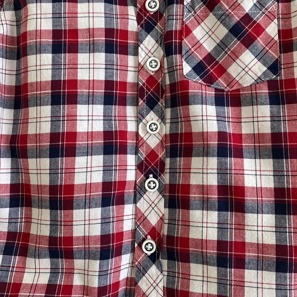 The Children’s Place Boys Madras Button Down Shirt